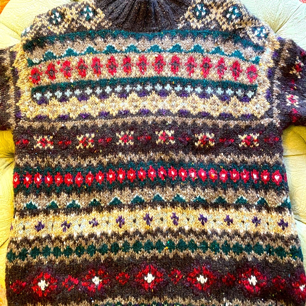 Ralph Lauren Vintage Sweater | Size L | Hand Knit for Lauren | Fabulous Sweater!